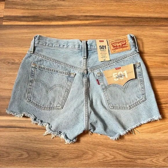 Levi’s 501 High Rise Shorts - Picture 3 of 4